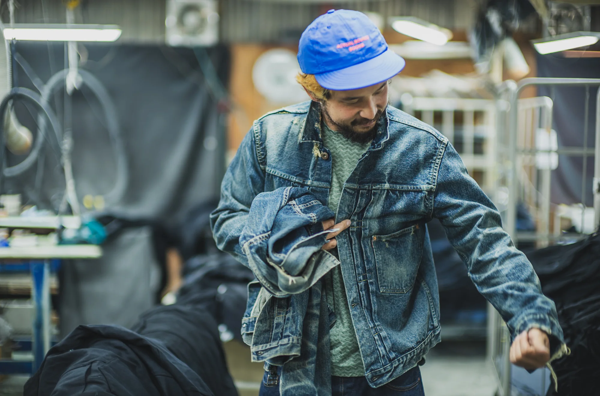 【Fat Cat Records】 Faded S40's Jeans 14oz - Image 22