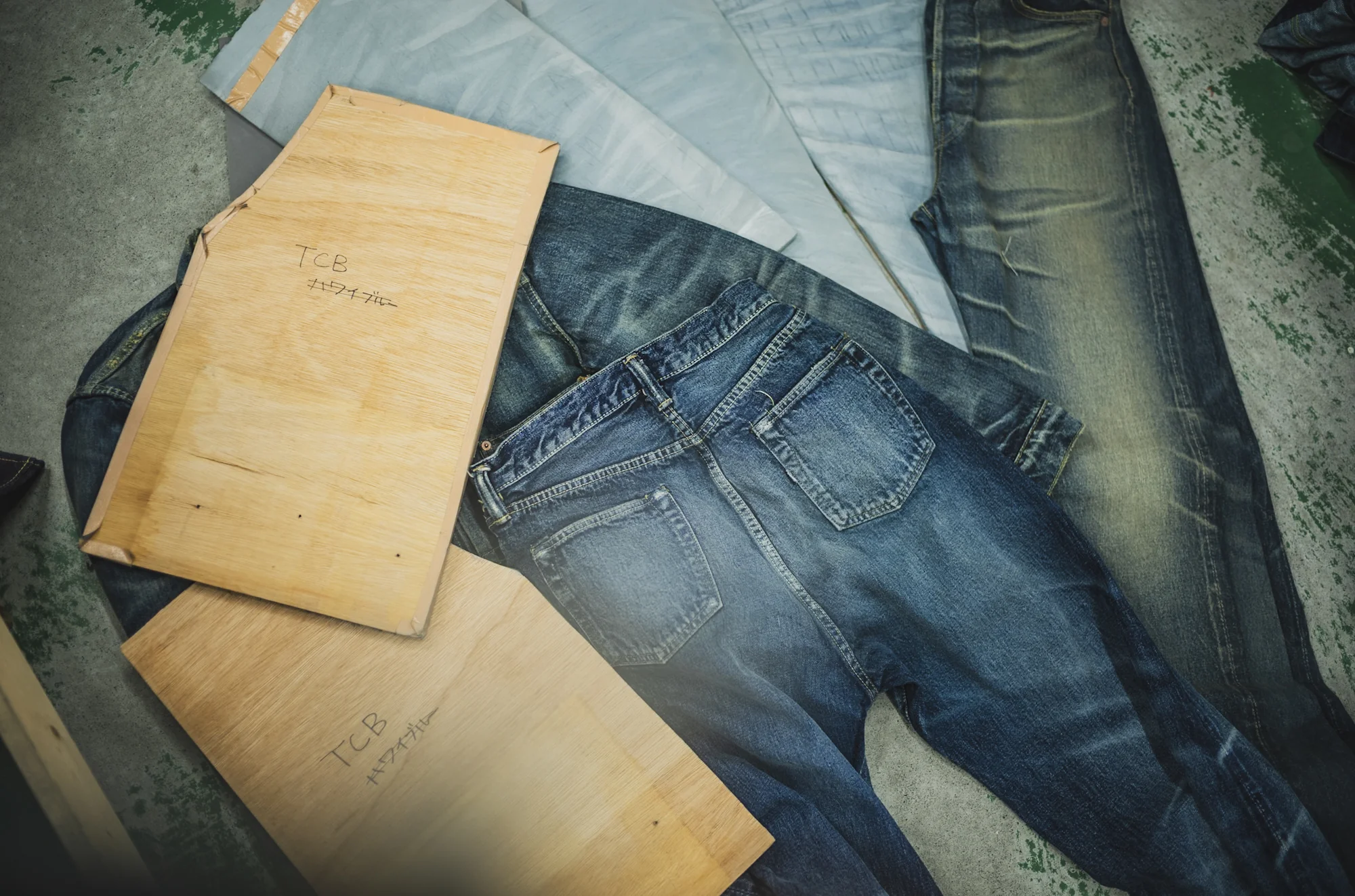 【Fat Cat Records】 Faded S40's Jeans 14oz - Image 27