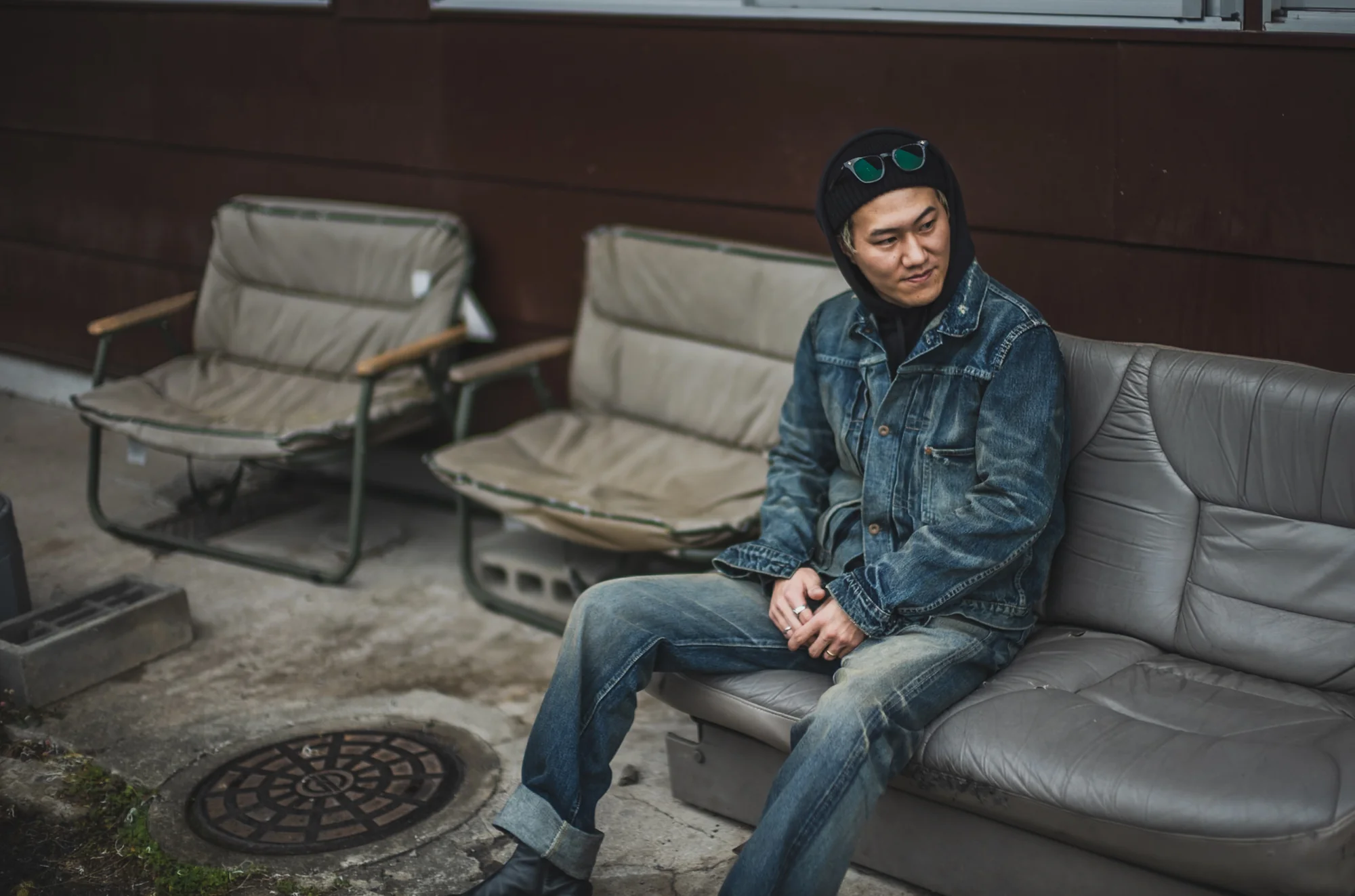 【Fat Cats Records】Faded S40's Jacket 14oz - Image 21
