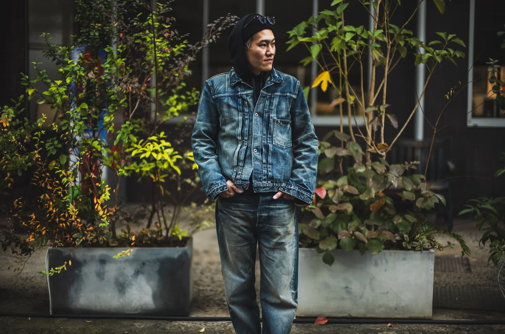 【Fat Cats Records】Faded S40's Jacket 14oz - Image 3