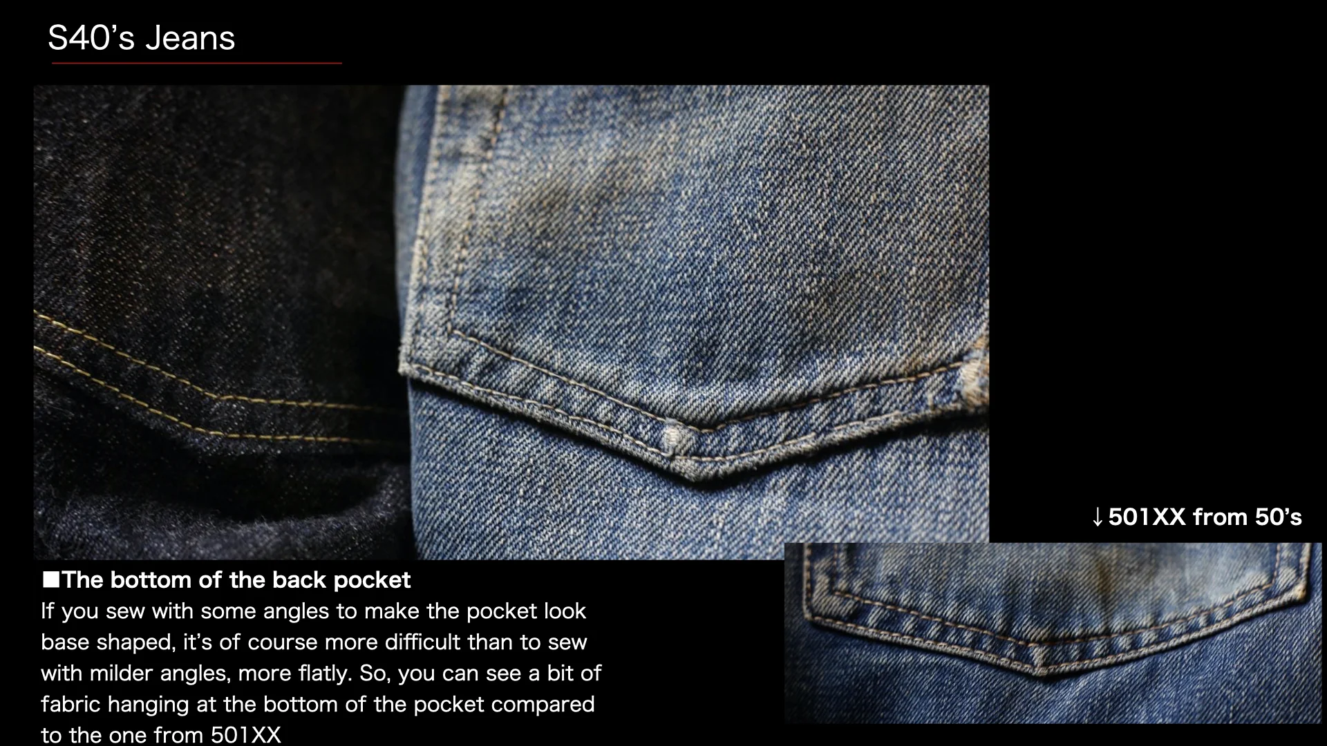 S40's Jeans 14oz - Image 9