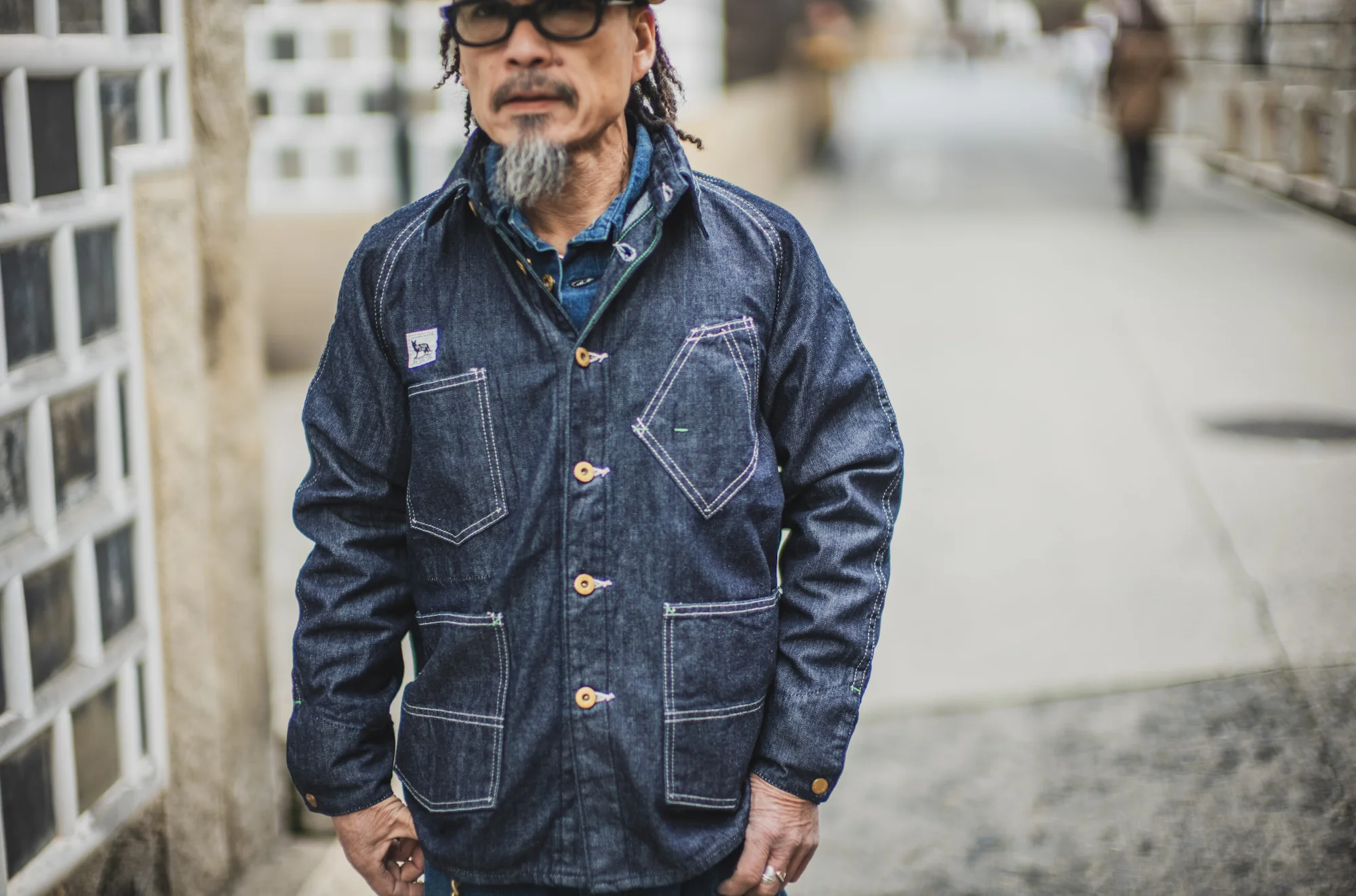 Black Cat Jacket Denim 10oz / One-Wash - Image 7